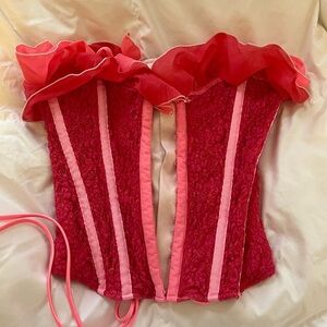 Ruffled Corset Top